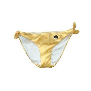 CLEARANCE NWT Hollister Swim Women’s Small Yellow & White Stripe Bikini Bottom